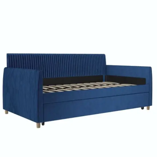 Twin Daphne Upholstered Daybed with Roll Out Trundle - Mr. Kate image {6}