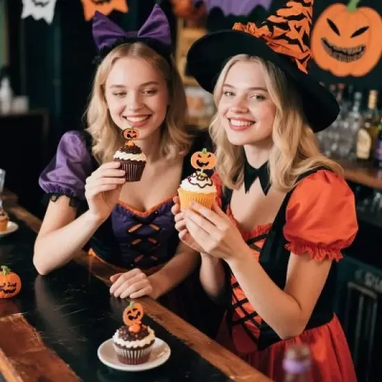 24 Pcs Halloween Leis Hawaiian Leis Necklace Tropical Flower Lei Floral Luau Party Decorations Orange Purple Dance Garland Headbands Photo Booth Photo image {7}