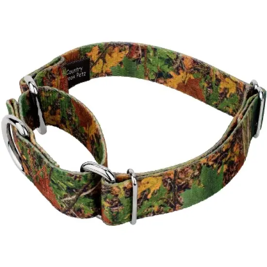 Country Brook Petz Southern Forest Camo Martingale Dog Collar image {1}
