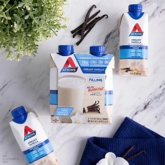Atkins RTD Shake - Creamy Vanilla image {2}