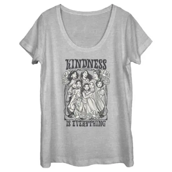 Women's Disney Black and White Princesses Kindness is Everything image {3}