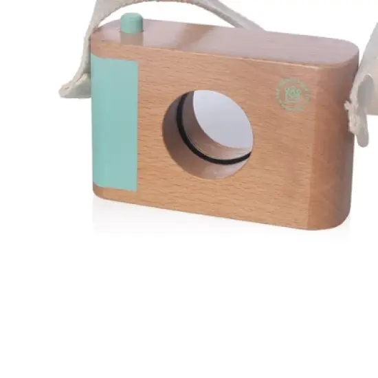 Manhattan Toy Natural Historian Wooden Camera Pretend Time Play with Clear, Green and Kaleidoscope Lenses image {8}