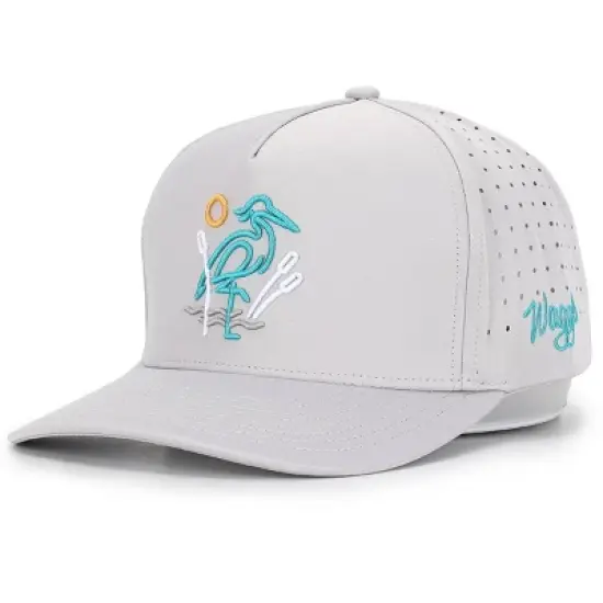 Waggle Adult Polyester Baseball Hat - Great Blue image {1}