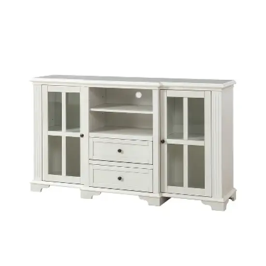 Cedric Living Room TV Stand for TVs up to 65" with 2 Drawers and shelf | KARAT HOME image {11}