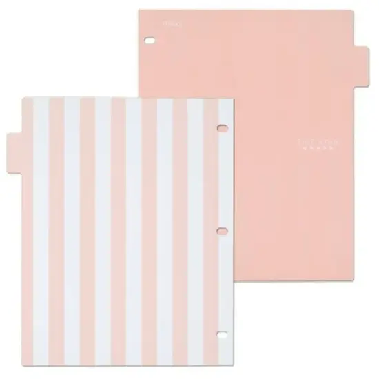 8ct Mead Five Star 3-hole Punched Color Pop Reversible Tab Divider Set: Multicolor Polypropylene Filing Accessories image {5}