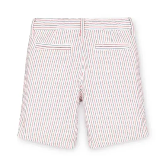 Hope & Henry Boys' Organic Cotton Seersucker Short, Kids image {6}