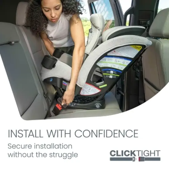 Britax One4Life Slim All-in-One Convertible Car Seat with ClickTight - Parchment image {3}