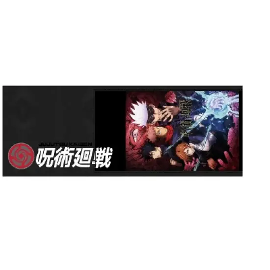 Jujutsu Kaisen Character Art Men's Large Black Bifold Wallet image {3}