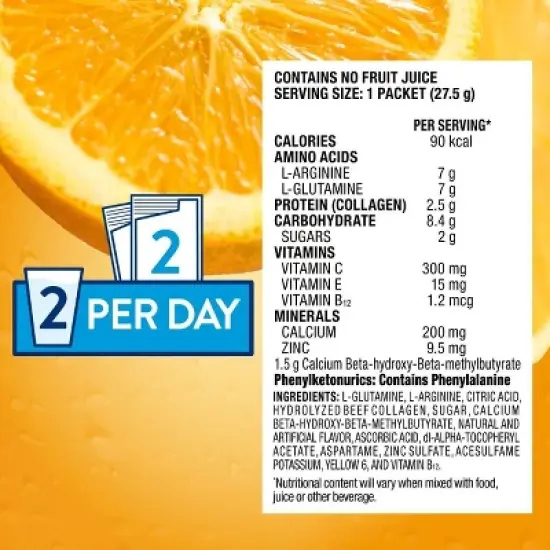 Abbott Juven Therapeutic Nutrition Powder Orange Flvr 30 Packets image {6}