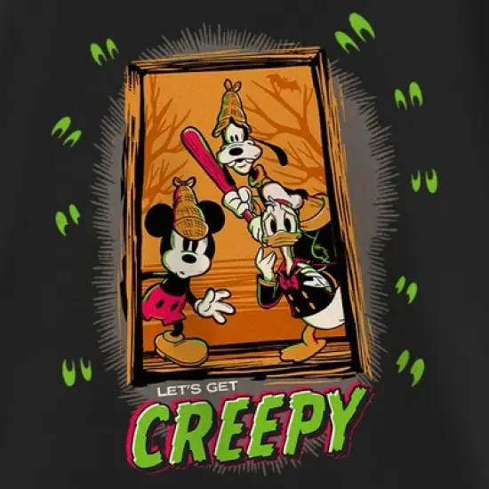 Girl's Mickey & Friends Halloween Let's Get Creepy T-Shirt image {1}