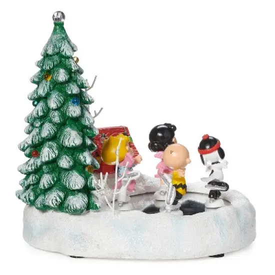 Peanuts Skatepond Musical LED Christmas Decorative Figurine image {4}