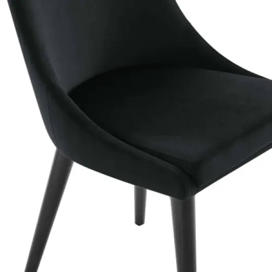 Set of 2 Viscount Accent Performance Velvet Dining Chairs - Modway image {4}