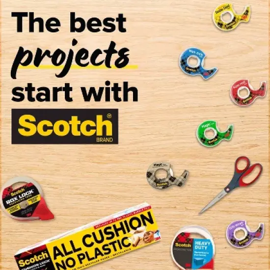 Scotch Create Removable Double-Sided Fabric Tape: Hemming & Fashion Tape, 0.75" x 180", Clear image {8}