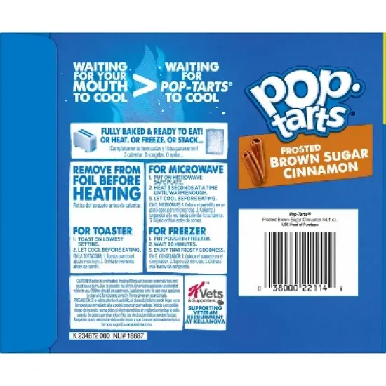 Pop-Tarts Brown Sugar Cinnamon Pastries - 32ct / 54.1oz image {10}