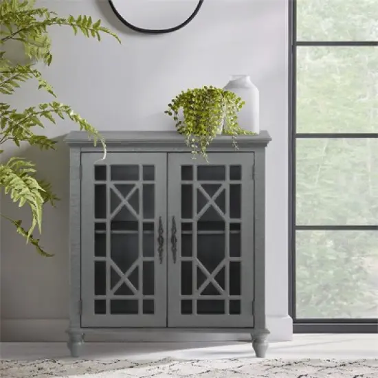 Eliza Wood Sideboard in Antique Gray - Lexicon image {5}