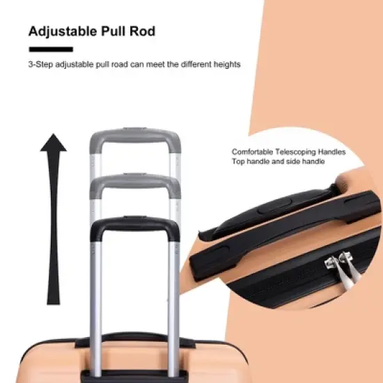 Dexmalle Expandable 3 Piece Luggage Sets image {3}
