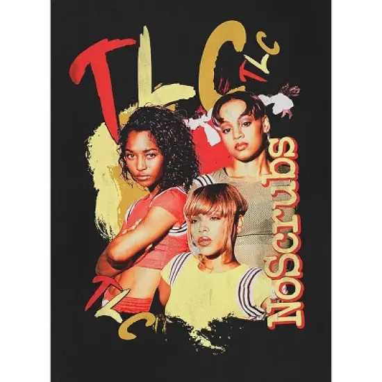 Men's TLC Short Sleeve Graphic T-Shirt - Black image {1}