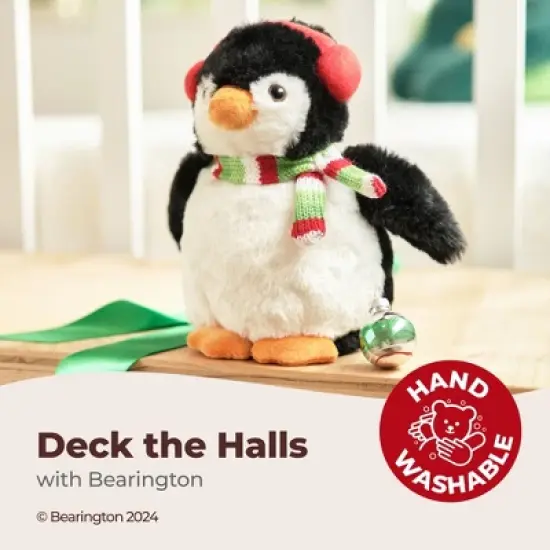 Bearington Flurry The Holiday Penguin Stuffed Animal, 7 In Christmas Plush, Ideal Christmas Penguin Gift for Toddlers, Kids & Teens image {1}