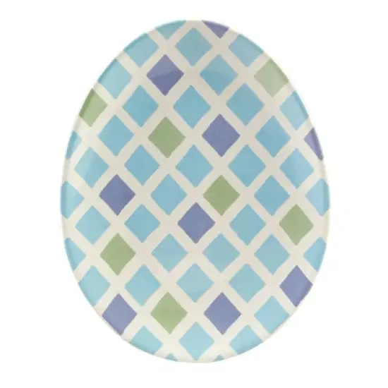 Certified International (Set of 4) 8" Oval Egg Plates image {3}