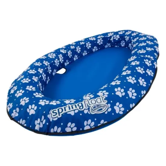 SwimWays Spring Float Paddle Paws Dog Pool Float - Small (0-65 lbs) image {4}
