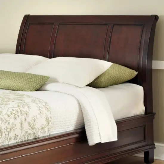 Lafayette Sleigh Headboard Cherry (King) - Home Styles image {4}