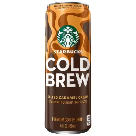 Starbucks Salted Caramel Cream Cold Brew Premium Coffee Drink - 11 fl oz Can image {4}