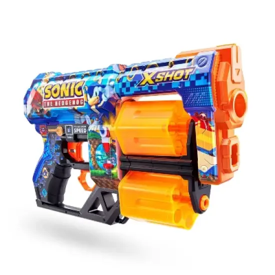X-Shot SKINS Dread Dart Blaster - Sonic the Hedgehog by ZURU image {2}