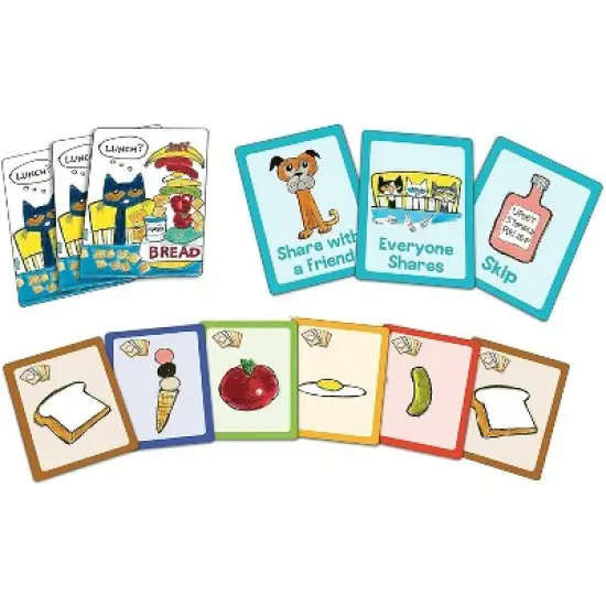 University Games Pete the Cat Big Lunch Kids Card Game | For 2-4 Players image {1}