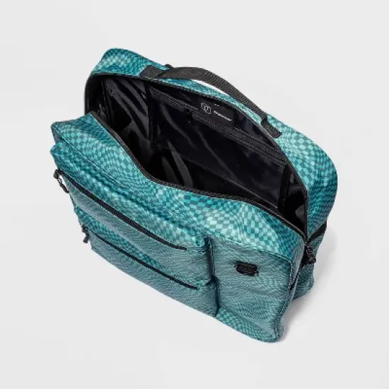 Checkered Wheelchair 17.5" Backpack - Original Use&trade; Blue image {1}