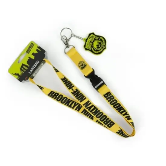 Just Funky Brooklyn Nine Nine Official Lanyard For Keys & ID Badges | Bonus Charm Included image {7}