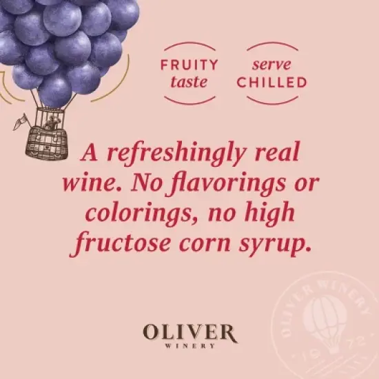 Oliver Sweet Red Wine - 1.5L image {5}