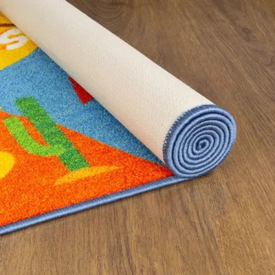 KC Cubs: Educational Rug: USA Map, 5x7' Playmat image {7}