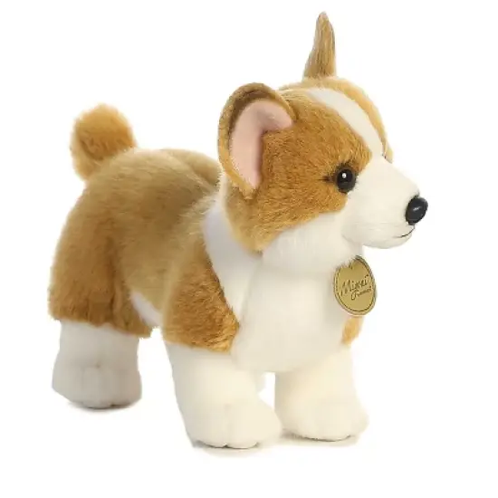 Aurora Miyoni 10.5" Corgi Brown Stuffed Animal image {1}