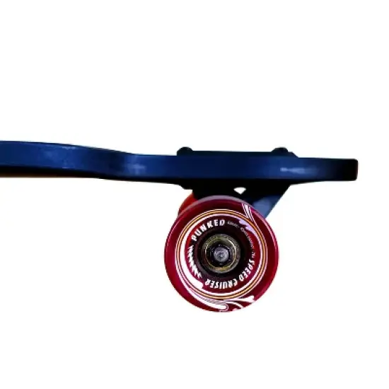 Yocaher 41.25" Aluminum Drop Through Complete Longboard - Black image {5}