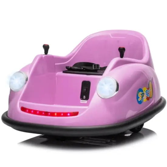 12V Electric Bumper Car for Toddlers &ndash; Ride-On Kids Car with Remote Control, 360&deg; Spin, Lights & Music | Safety Certified image {11}