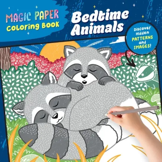 Magic Paper Coloring Book: Bedtime Animals - (Paperback) image {1}