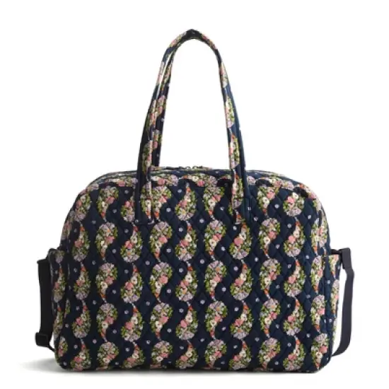 Vera Bradley Women's Outlet Cotton Large Weekender Travel Bag image {7}