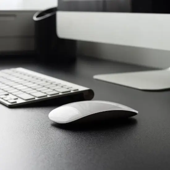IRIS USA Simple Design Office Desk, Black image {5}