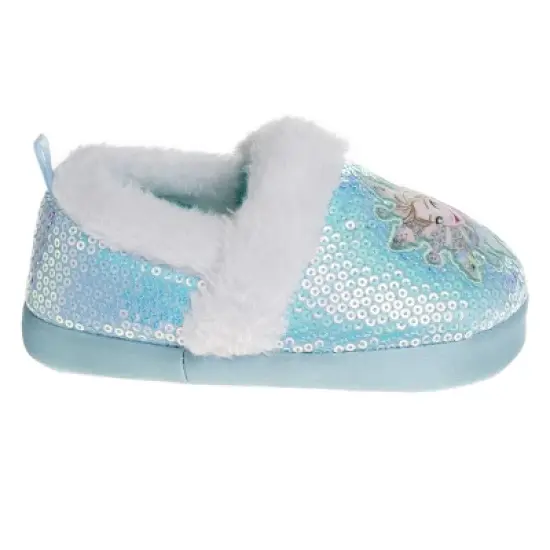 Disney Frozen "Happy Sisters" Toddler Girls' Dual Sizes Slippers image {2}