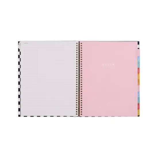 Happy Brands Organized July 2025 - June 2026 Weekly/Monthly Planner 9.37"x11.12" Multicolor Cool Brights image {3}