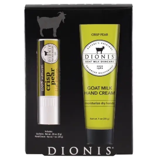 Dionis Goat Milk Lip & Hand Set Crisp Pear, 2pc image {4}