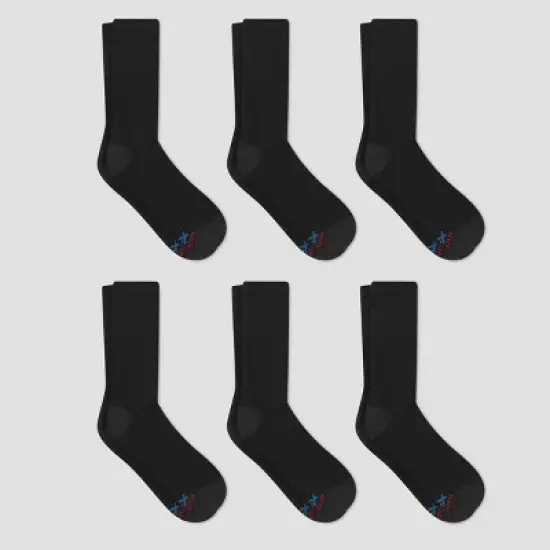 Hanes Premium Men's X-Temp Breathable Crew Socks 6pk image {3}
