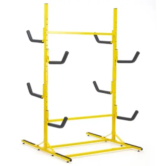 Kayak Stand Rack for 4 Kayak Canoe Paddleboard, Kayak Hanger Holder with Padded Arms and Adjustable Width image {3}