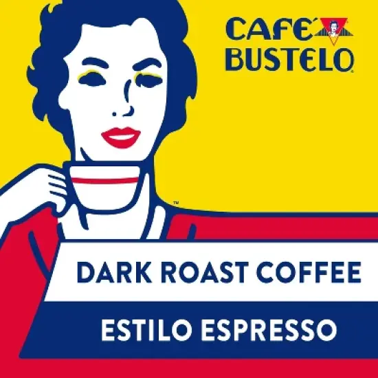Caf&eacute; Bustelo Espresso Style Dark Roast Keurig K-Cup Coffee Pods - 10ct image {3}