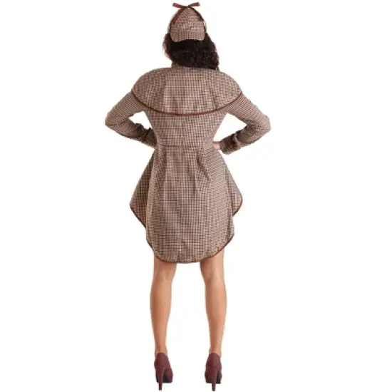 HalloweenCostumes.com Womens Sherlock Holmes Halloween Costume | Adult Sherlock Holmes Costumes image {2}