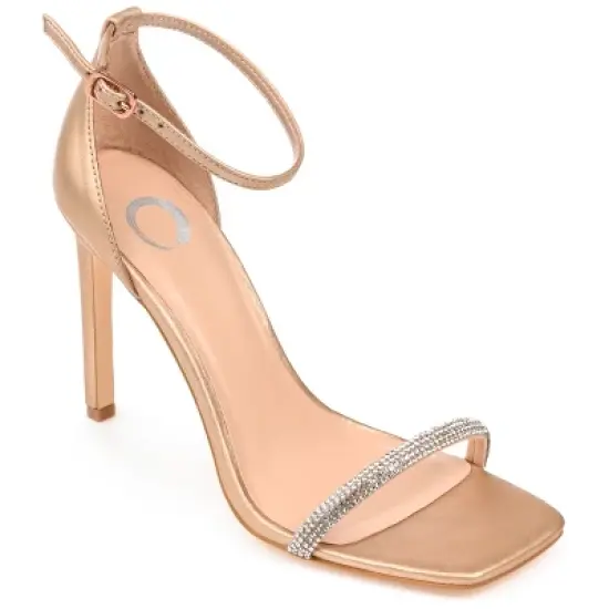 Journee Collection Womens Zoya Tru Comfort Foam Open Toe High Stiletto Pumps image {10}