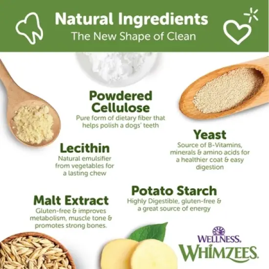 WHIMZEES by Wellness Puppy Daily Bag in Vegetable Flavor Extra Small Dental Dog Treats - 7.9oz/30ct image {5}