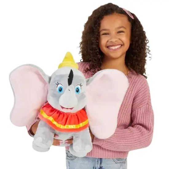 Disney Dumbo Plush Medium: Stuffed Character Toy, Polyester Material, Elephant Theme image {1}