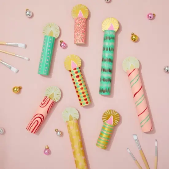 Bright Creations 24 White Cardboard Tubes for Crafts, Empty Paper Rolls, Cylinders in 3 Sizes for DIY Art Projects (4, 6, and 10 Inches) image {2}