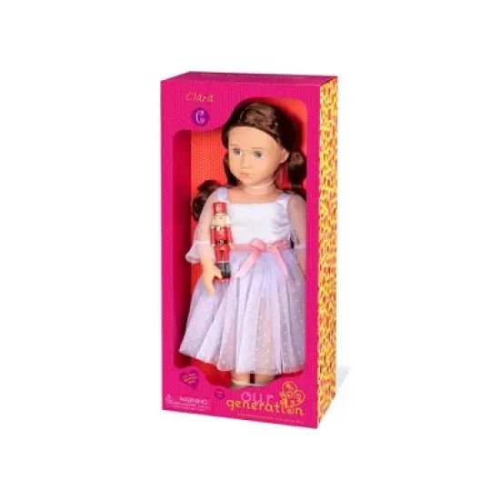 Our Generation Clara with Mini Nutcracker 18" Ballerina Doll image {6}